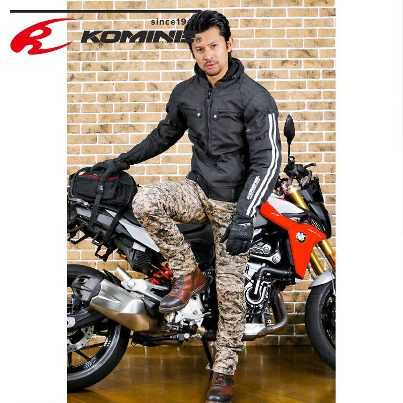 Komine motorcycle riding shoes Equipped four seasons high-top locomotive Retro-roller boots, wear-resistant light SB-90