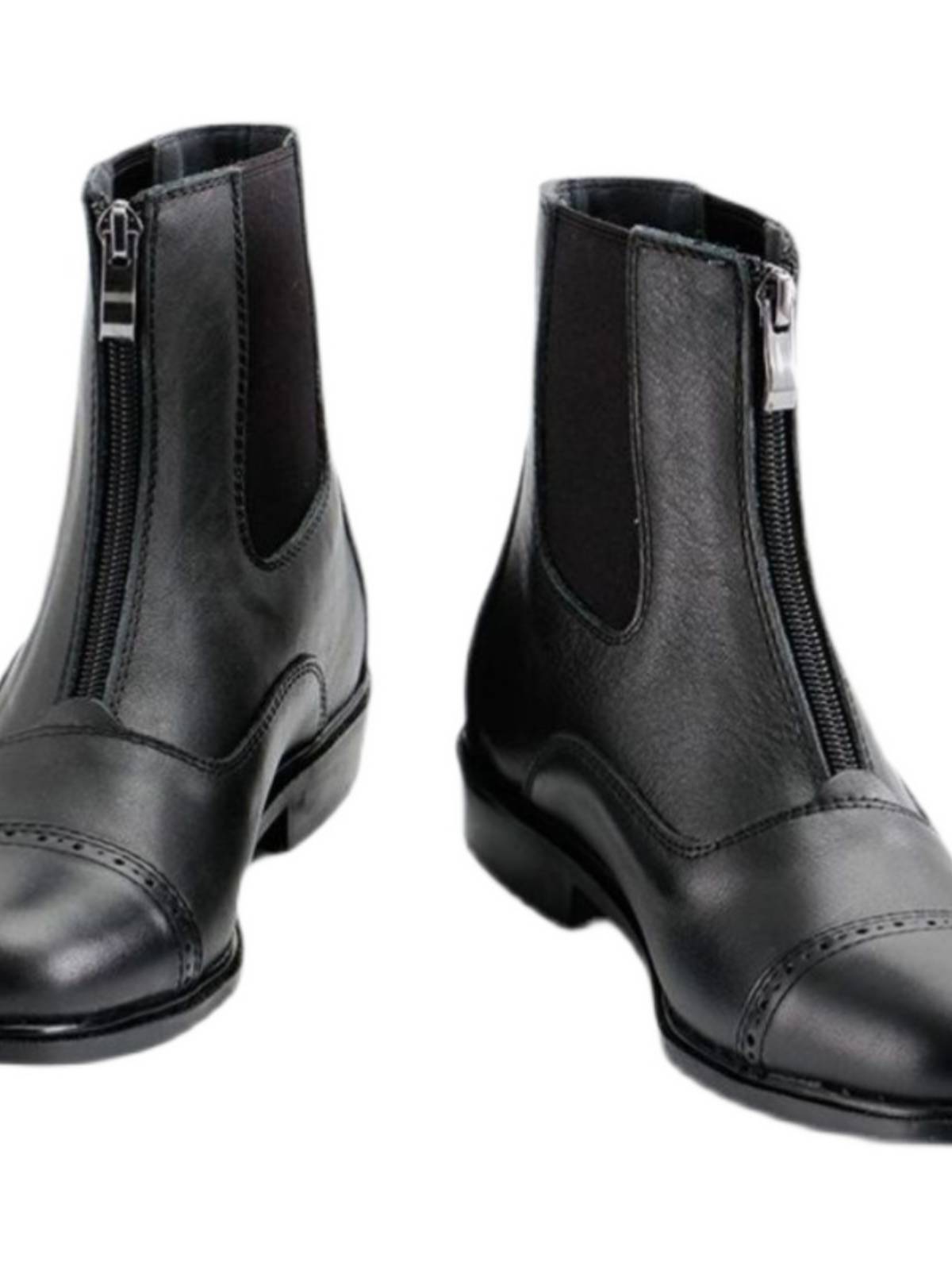 Cowhide riding boots adult equestrian horse boots and short boots, children's riding boots, hindrance boots training riding shoes rider Knight equipment
