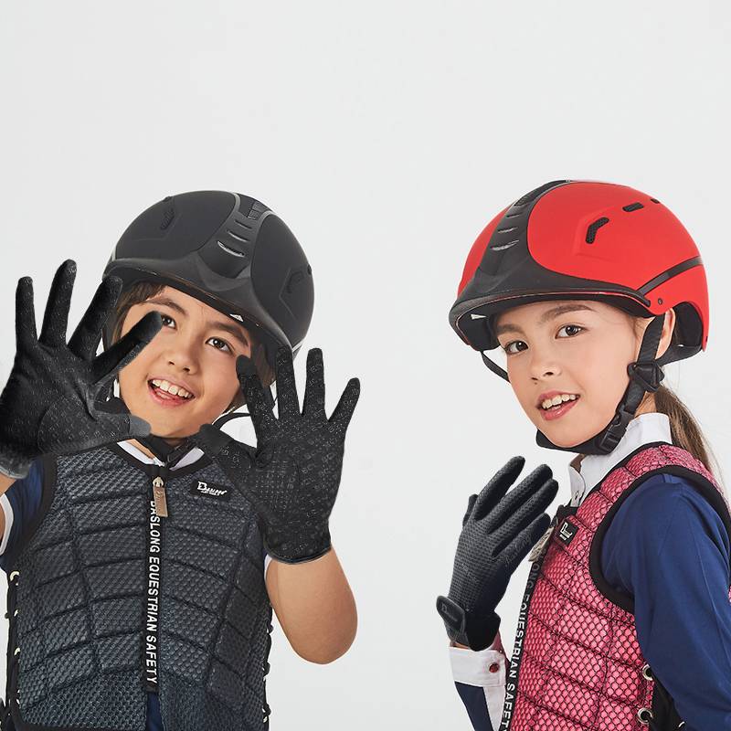 Spring and summer equestrian gloves ride gloves gloves Equestrian supplies, wear -resistant, anti -slip and breathable men and girls