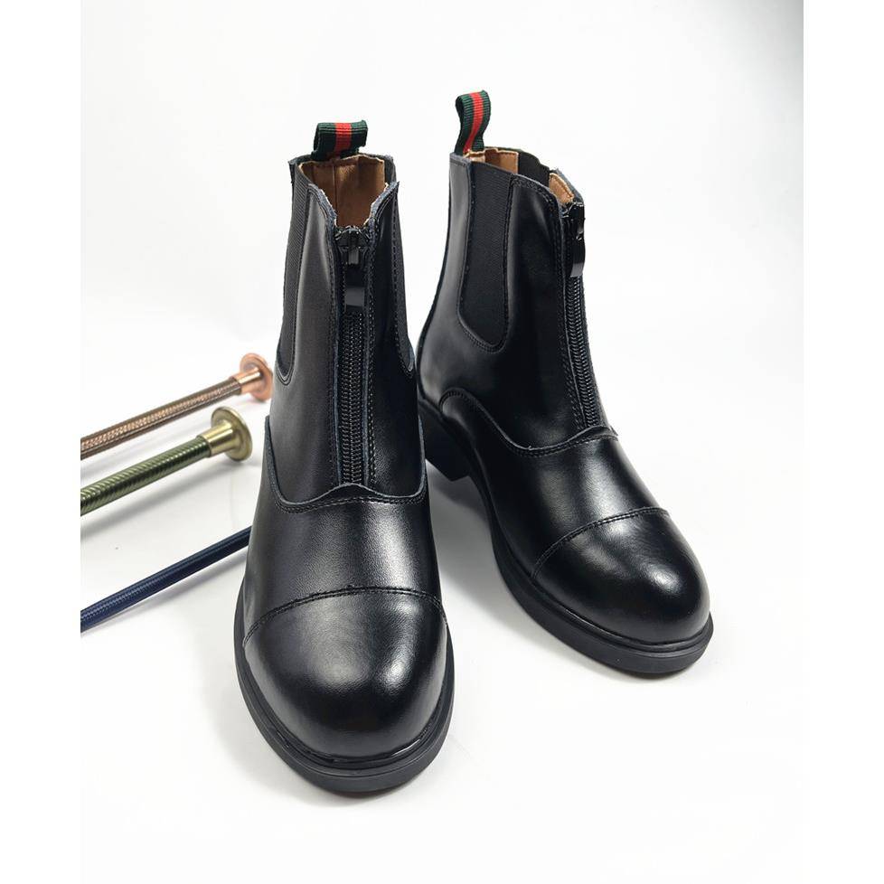 Professional equestrian boots children adult horse boots riding short boots head layer cowhide men and women knights equipped with equestrian boots