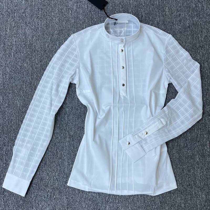 Italian CT women's short -sleeved equestrian clothing long -sleeved top top h equistic matched T -shirt ladies knight equipment