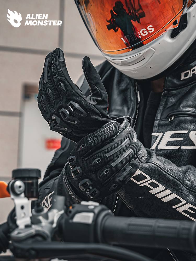Alien strange glove gloves Motorcycle off -road riding locomotive Cavaliers racing equipment men's and women's anti -falling CE breathable summer