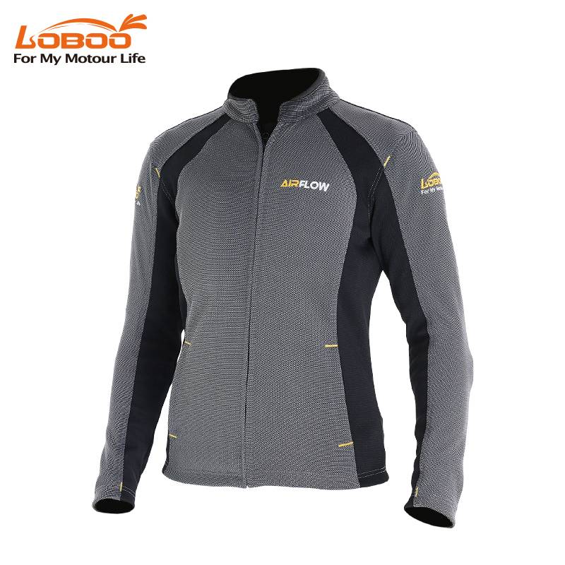 LOBOO motorcycle riding service net eye breathable men's summer air flow service safe protective gear anti -falling locomotive