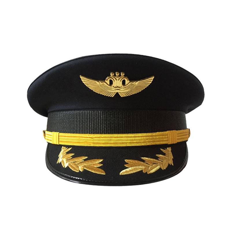 Children's Empty Captain Hat Tonghua Pilot Airlines Air China Southern Airlines Flying Hat Property Security Big Circular Hat