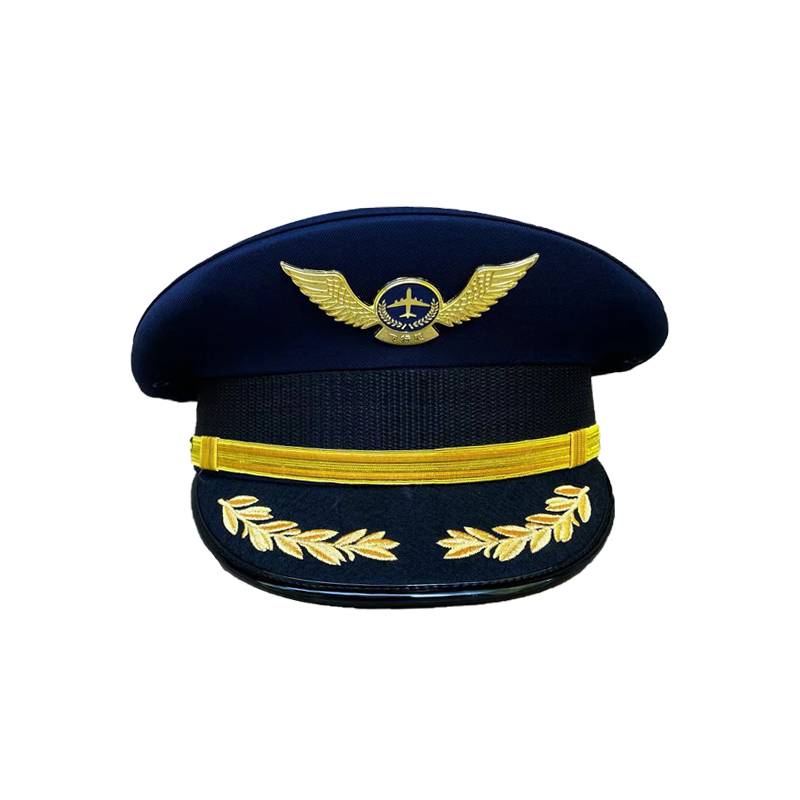 Children's Empty Captain Hat Tonghua Pilot Airlines Air China Southern Airlines Flying Hat Property Security Big Circular Hat