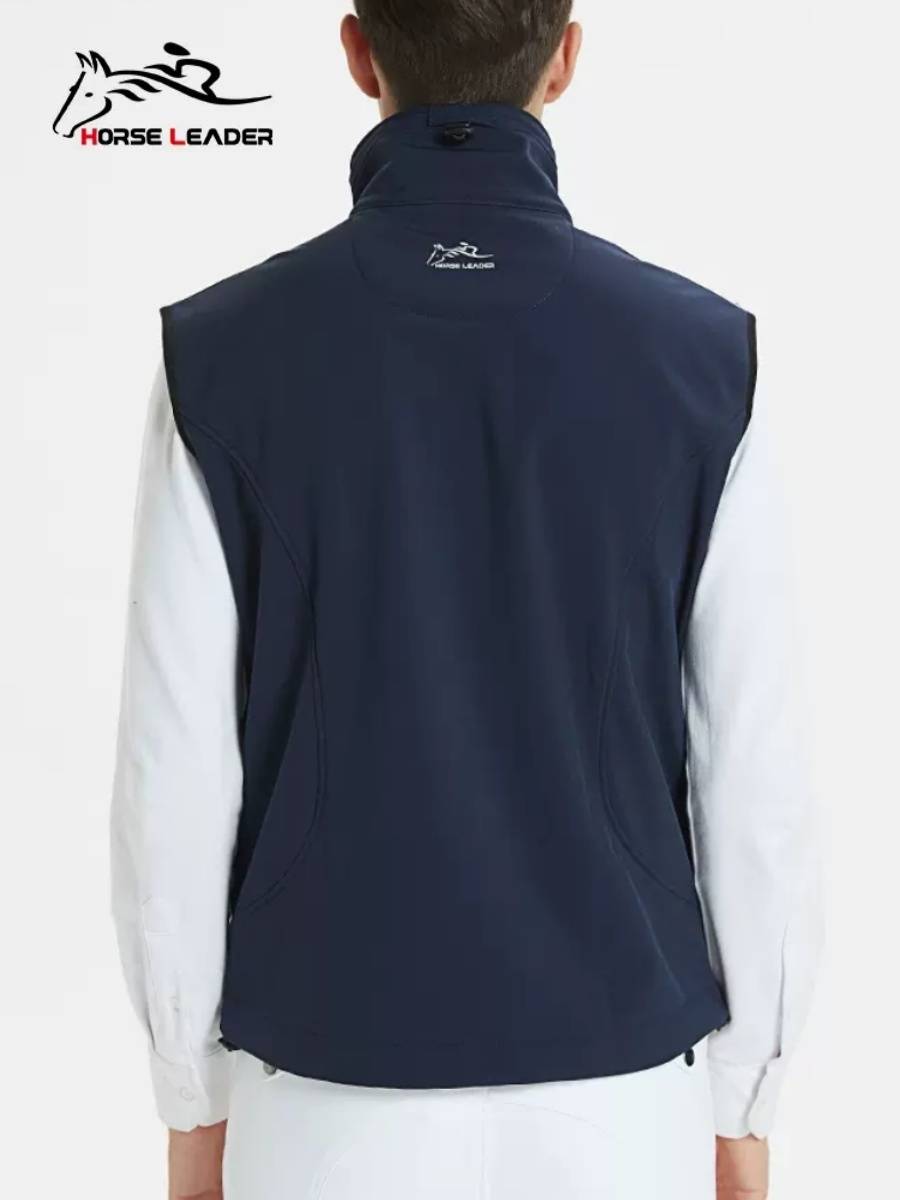 HorseLeader Male Margion Vests Jacket Spring and Autumn Winds -proof Cavaliers Training Services Riding Clothing Male