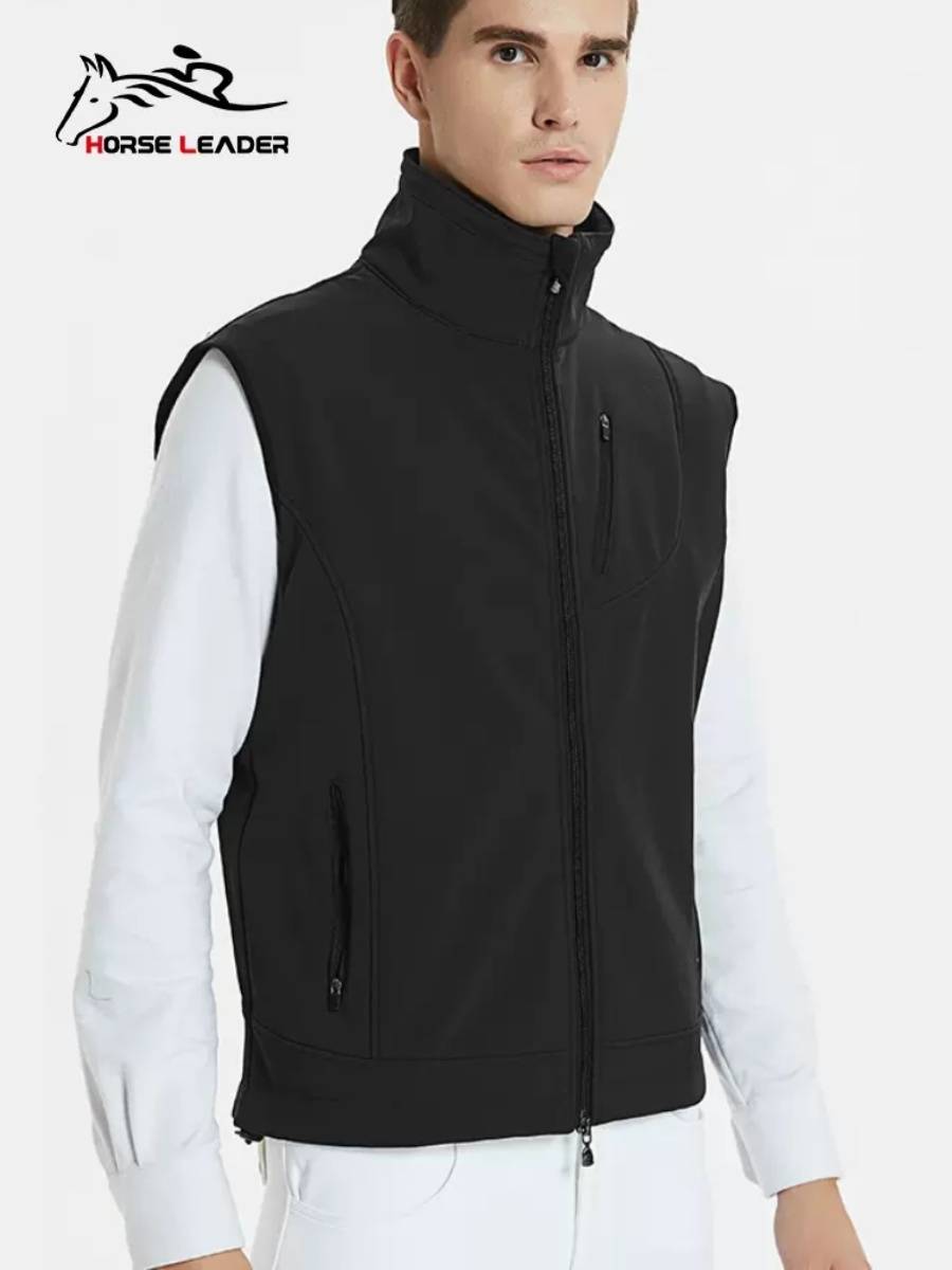 HorseLeader Male Margion Vests Jacket Spring and Autumn Winds -proof Cavaliers Training Services Riding Clothing Male