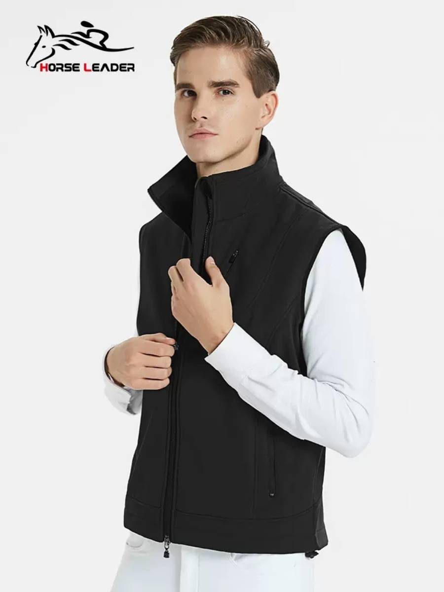 HorseLeader Male Margion Vests Jacket Spring and Autumn Winds -proof Cavaliers Training Services Riding Clothing Male
