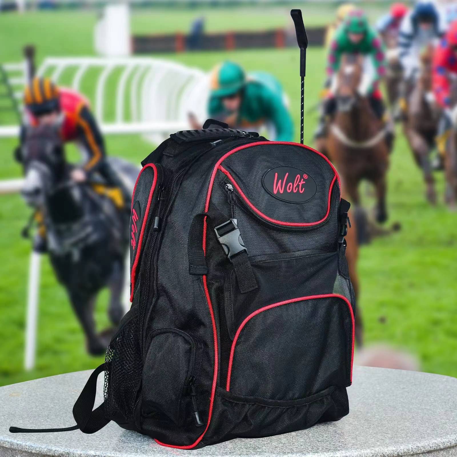 Export equestrian bag riding equipment on a backpack Knight training bag helmet, helmet boots professional sports horse riding bag