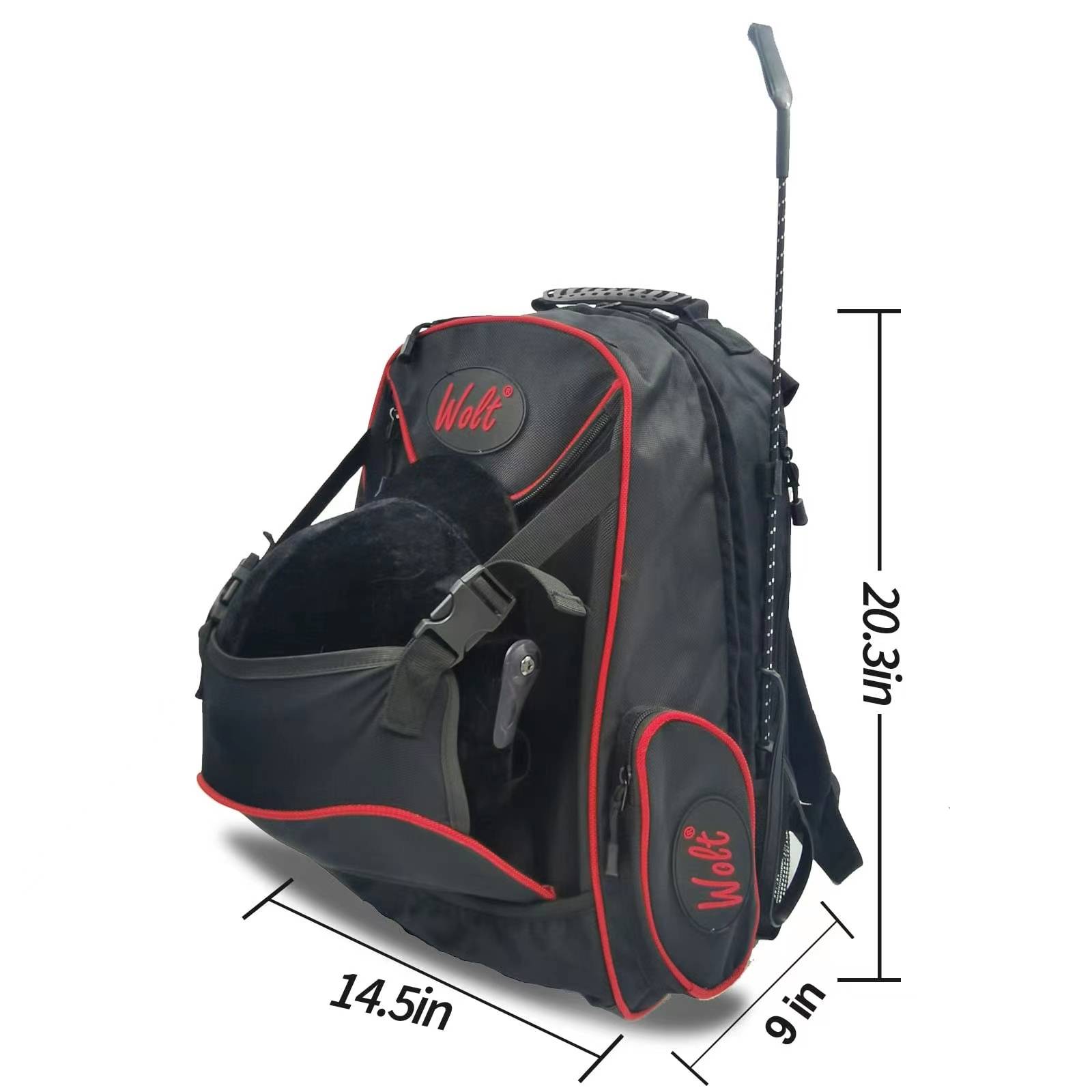 Export equestrian bag riding equipment on a backpack Knight training bag helmet, helmet boots professional sports horse riding bag