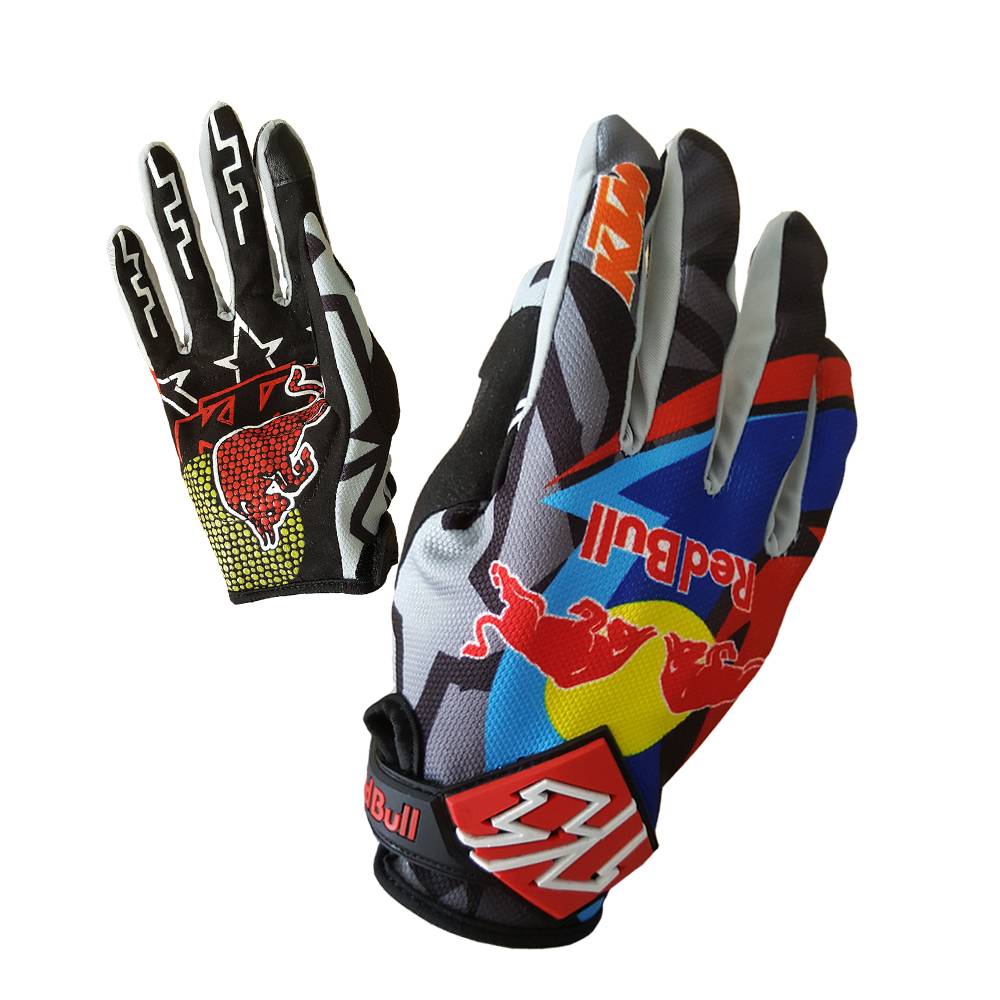 Red Bull Cavalry Cavaliers Racing Full Points to Motorcycle Bicycle Mountain O'Neal off -road climbing gloves and locomotives large size