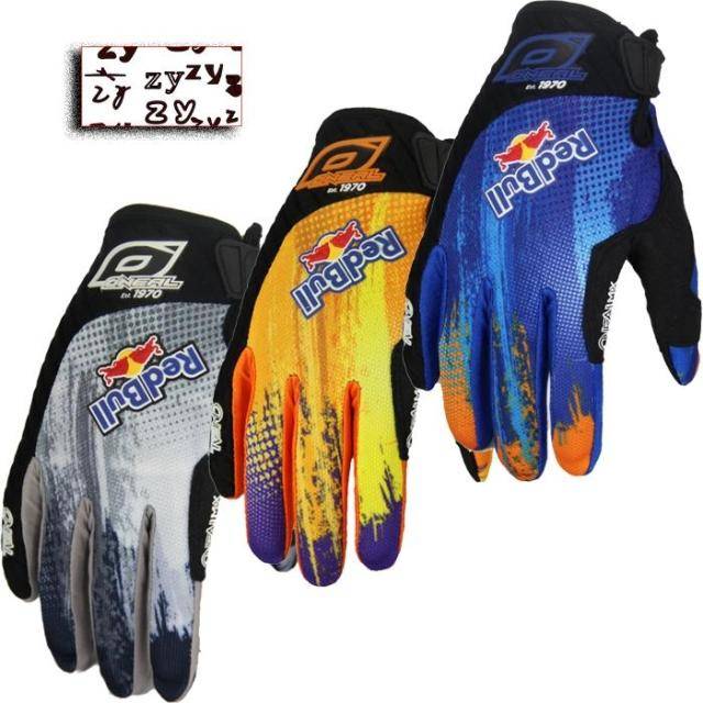 Red Bull Cavalry Cavaliers Racing Full Points to Motorcycle Bicycle Mountain O'Neal off -road climbing gloves and locomotives large size