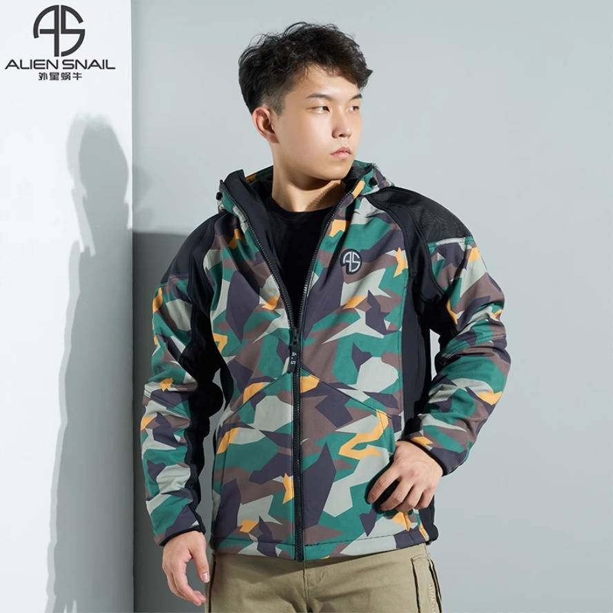 Alien snail winter motorcycle cycling clothes such as shadow ride pants, royal wind defense, rain, rain, warm -keeping motorcycle service man