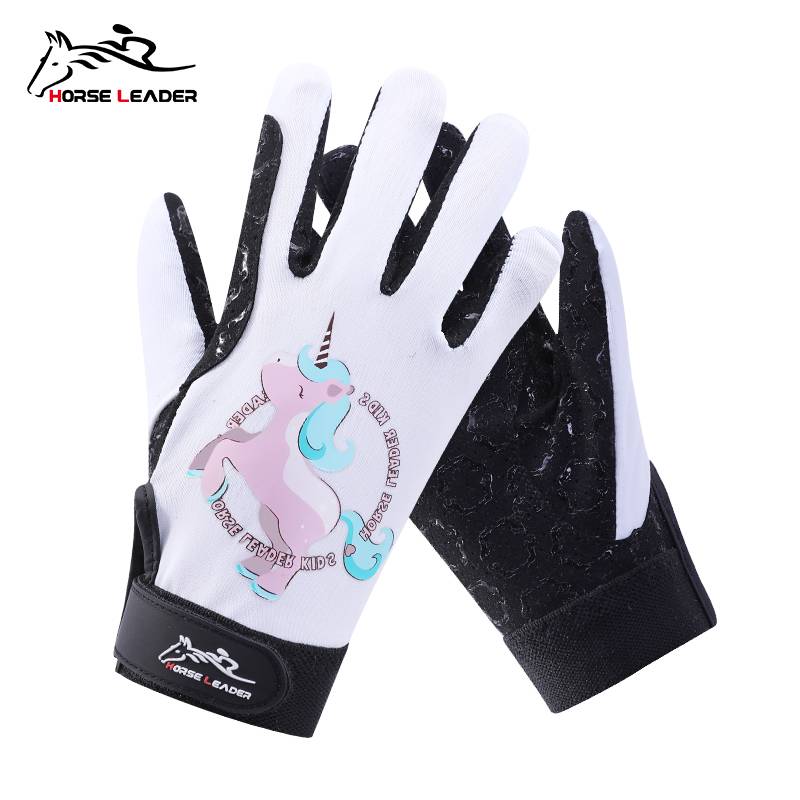 HorseLeader Four Seasons Children's Equestrian Gloves Ride -up -resistant and breathable glove Knight Equipment Gloves