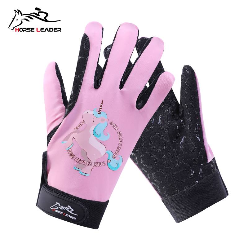 HorseLeader Four Seasons Children's Equestrian Gloves Ride -up -resistant and breathable glove Knight Equipment Gloves