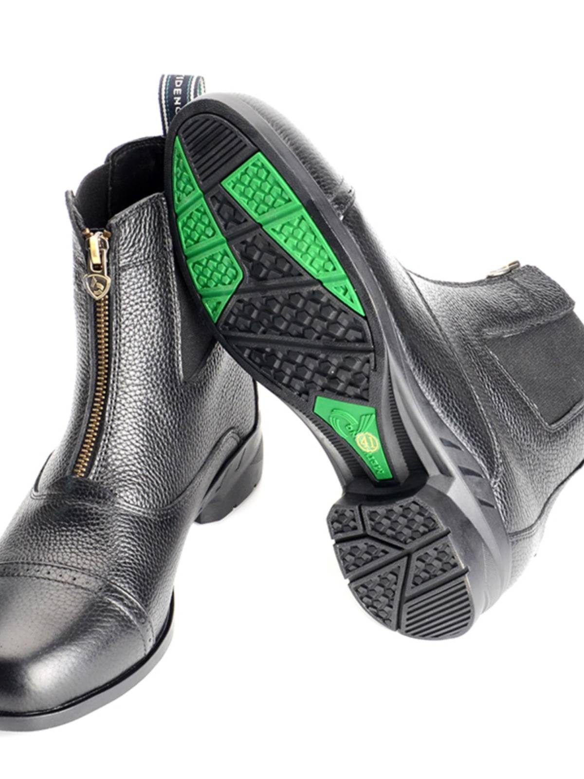 Horse boot knights with short-skin-sews on the bottom of the head oxen