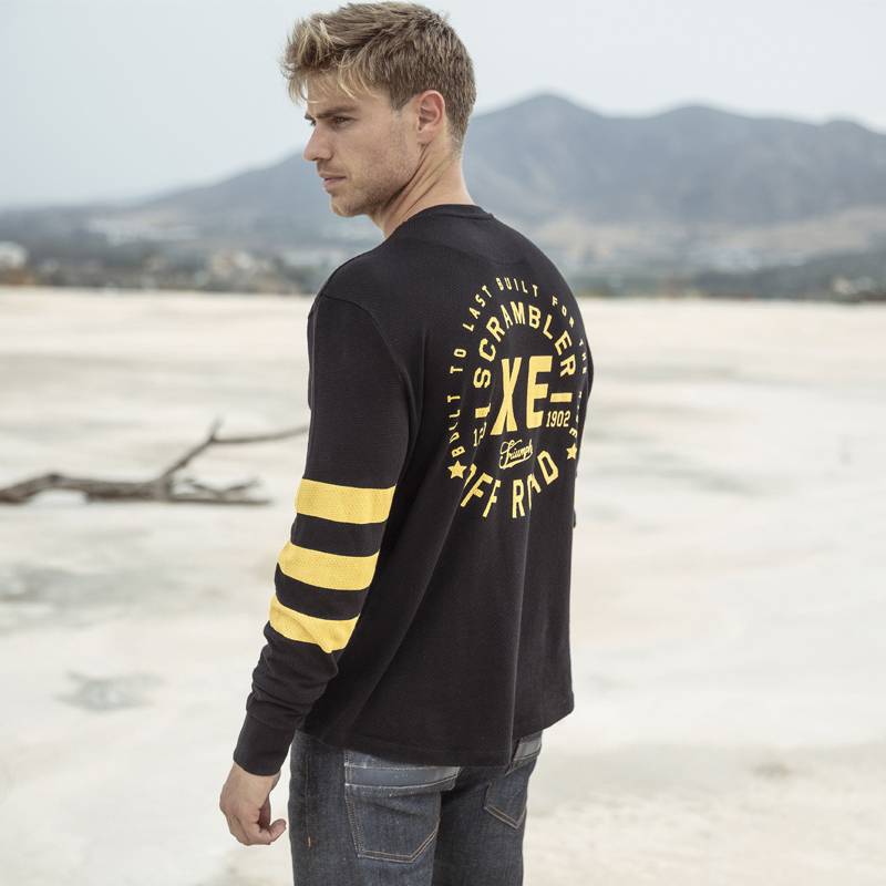 Triumph triumph retro motorcycle riding clothing off -road fast dry clothes breathable speed reduction motorcycle clothing
