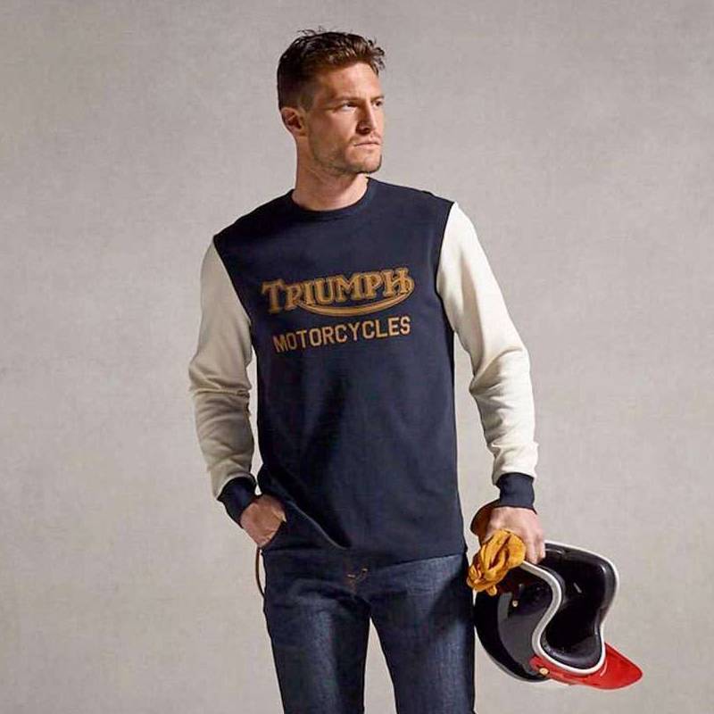 Triumph triumph retro motorcycle riding clothing off -road fast dry clothes breathable speed reduction motorcycle clothing