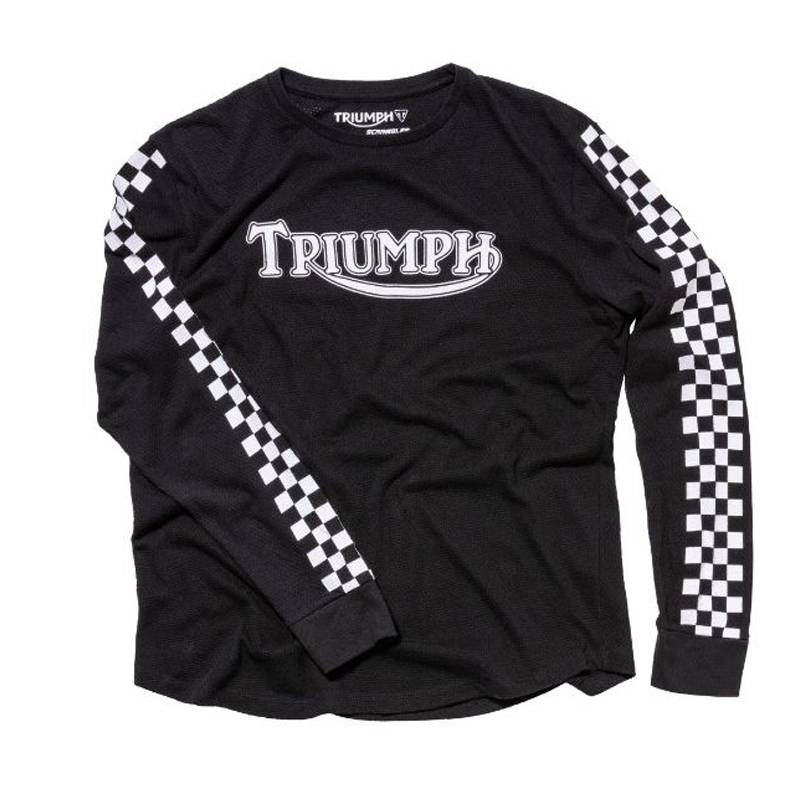 Triumph triumph retro motorcycle riding clothing off -road fast dry clothes breathable speed reduction motorcycle clothing
