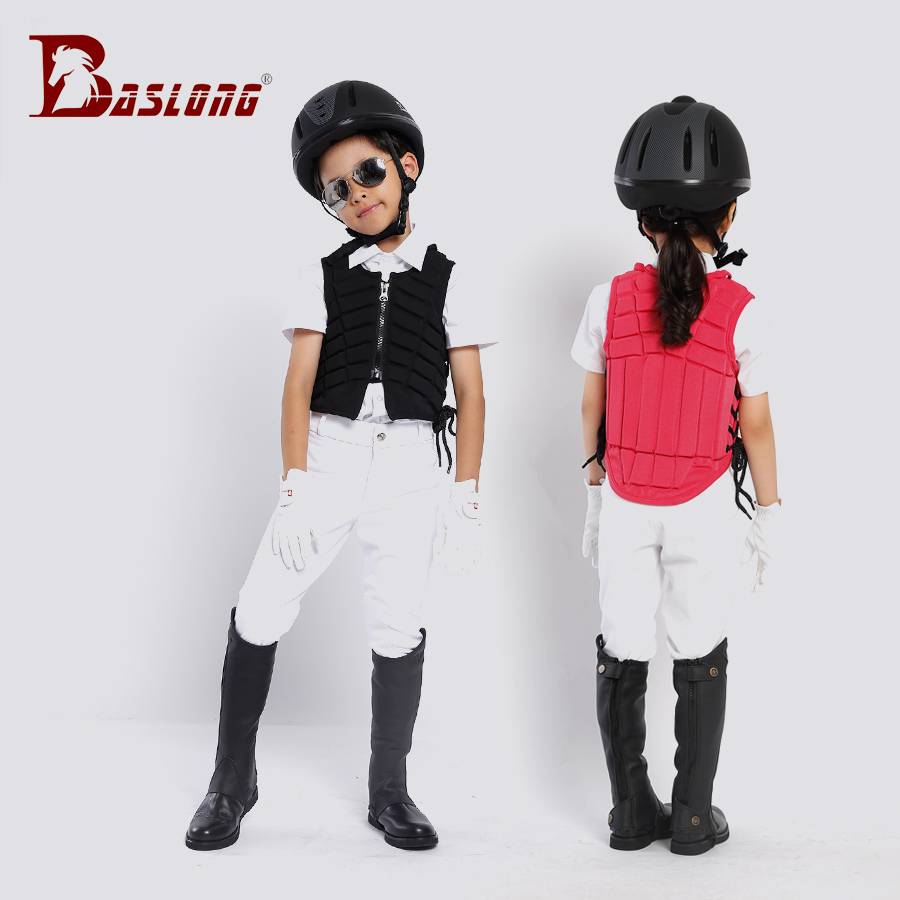 Eight -foot dragon children's equestrian nipura spring and autumn model protective vests ride -ride nursing child Cavaliers clothing equestrian vest