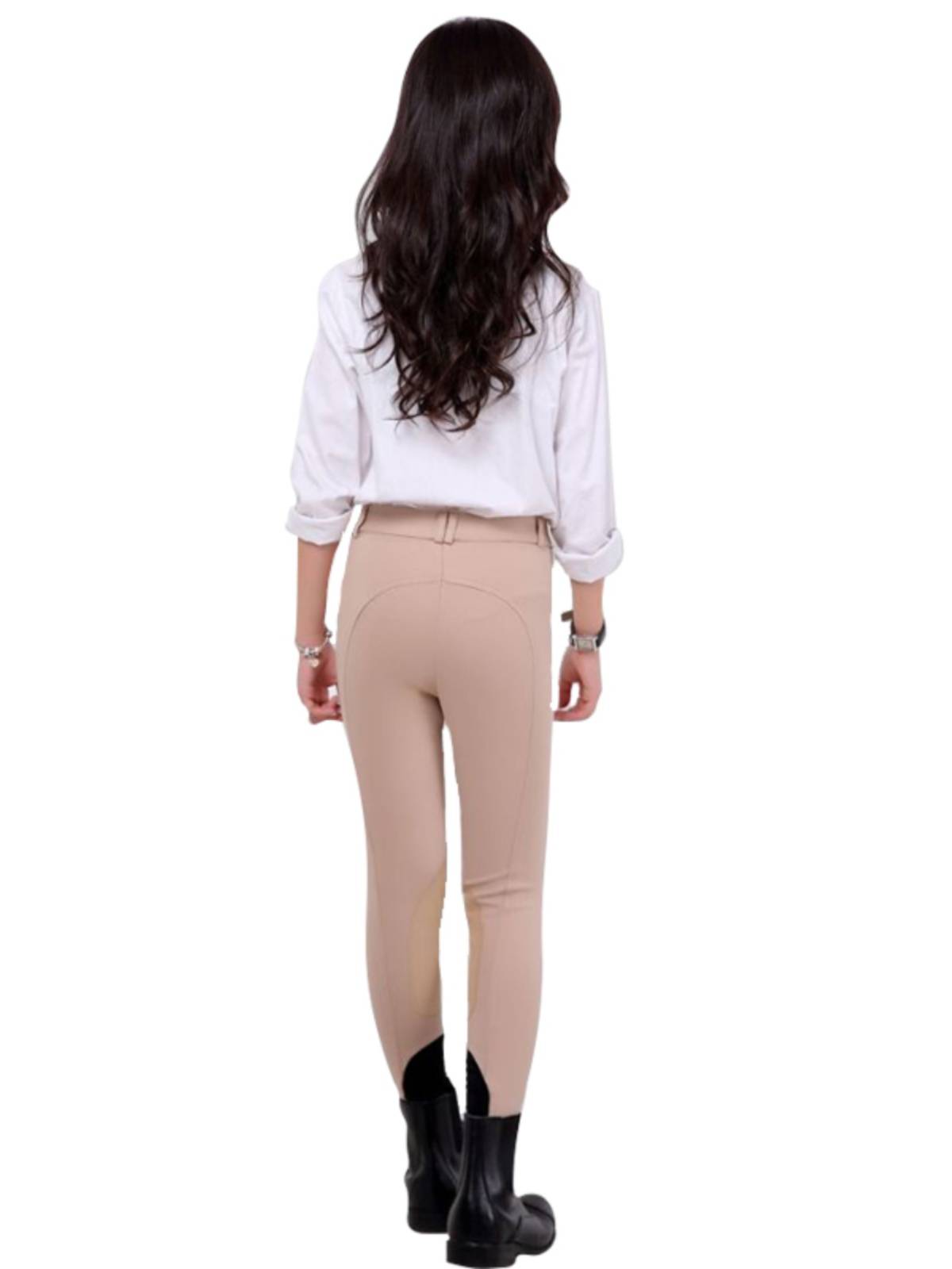 Professional children's horse riding pants anti -sliding horse riding clothing high bombs white race pants Knight equipment equestrian supplies