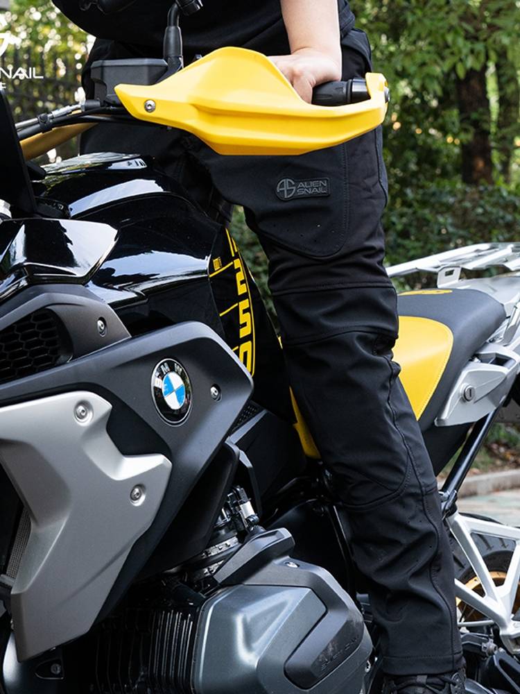 Alien snail light front pants men's motorcycle summer anti -fall, breathable, casual commute, driver brigade cave pants