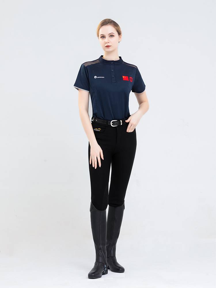 Cavassion Equestrian horse pants riding pants competition knitted horse pants white black horse pants female riding pants male 8103002