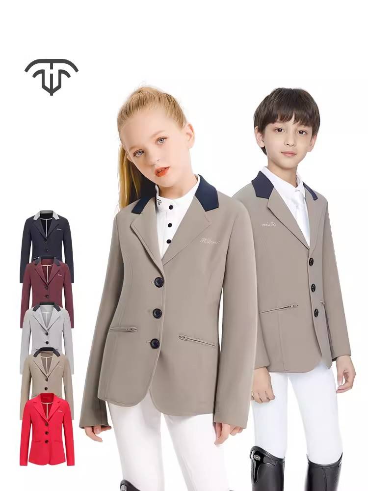 Children's adult equestrian suit professional knight service spring and summer equestrian competition obstacle service equestrian top riding equipment