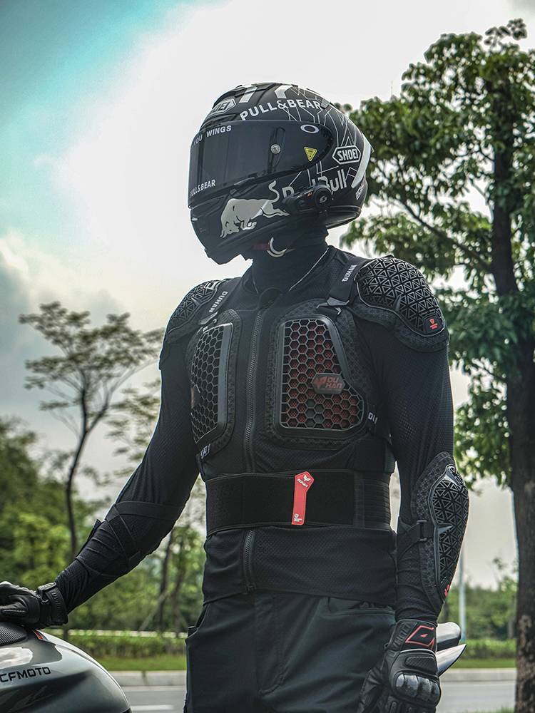 Duhan motorcycle off -road armor challenger hard armor clothing anti -felling chest back locomotive protective tension armor jacket