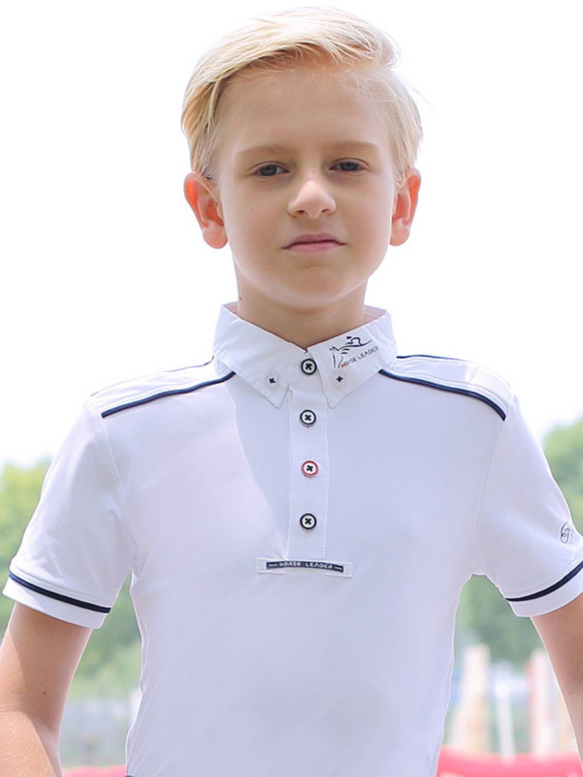 Horses t-shirts, knights in short sleeves, POLOs, boys riding dry shirts in summer