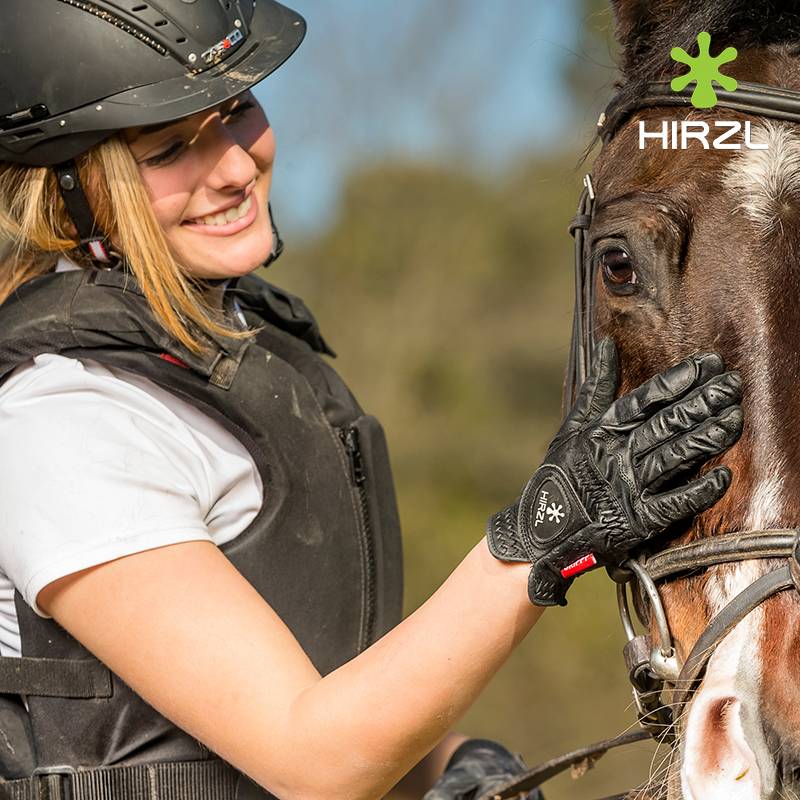 Swiss Hirzl obstacle equestrian glove men and girls ride gloves, wear -resistant anti -slip knights equipped with kangaroos skin