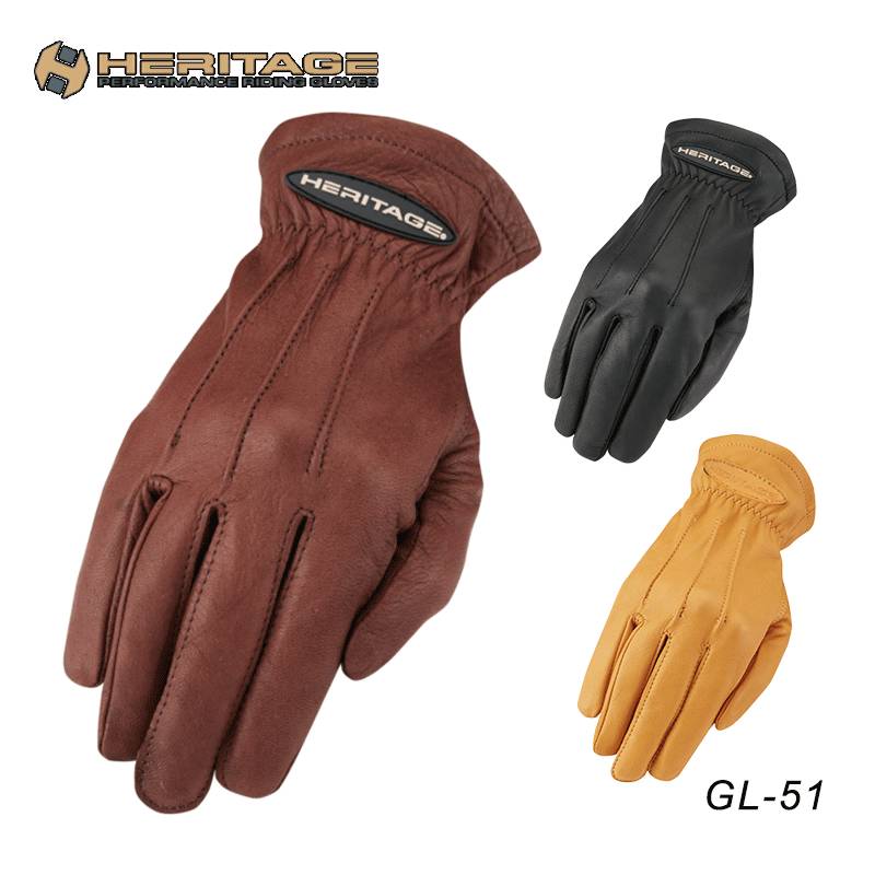 American Heritage Western denim equestrian leather gloves gloves and knight equipment