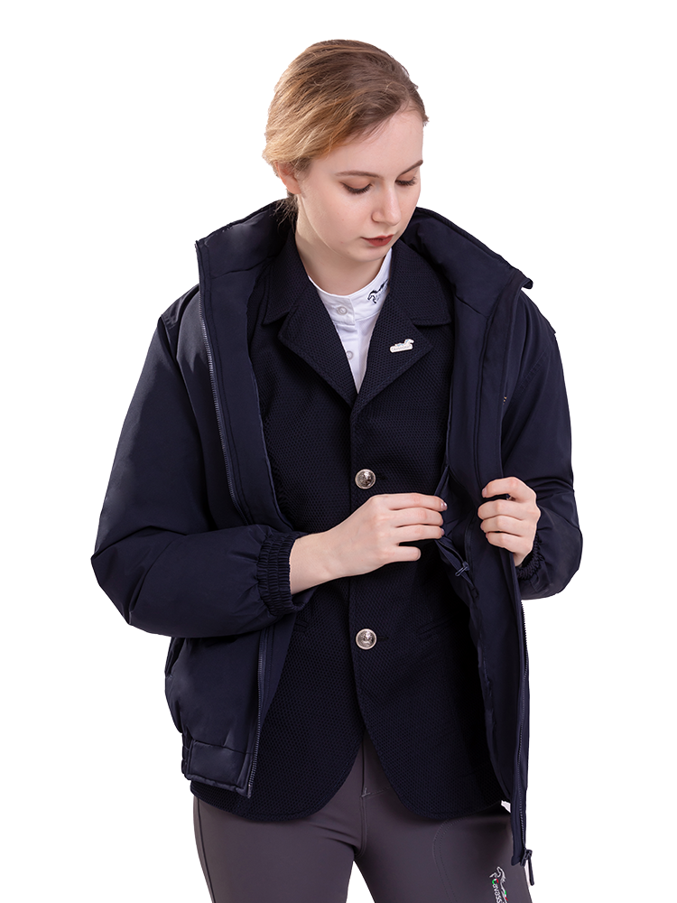-Luxury down jacket equestrian jacket Knights duck pill equestrian cotton 8102015