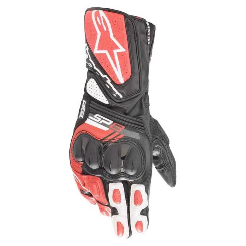 A -star gloves motorcycle racing gloves, motorcycle leather touch screen ride anti -fall protection mesh