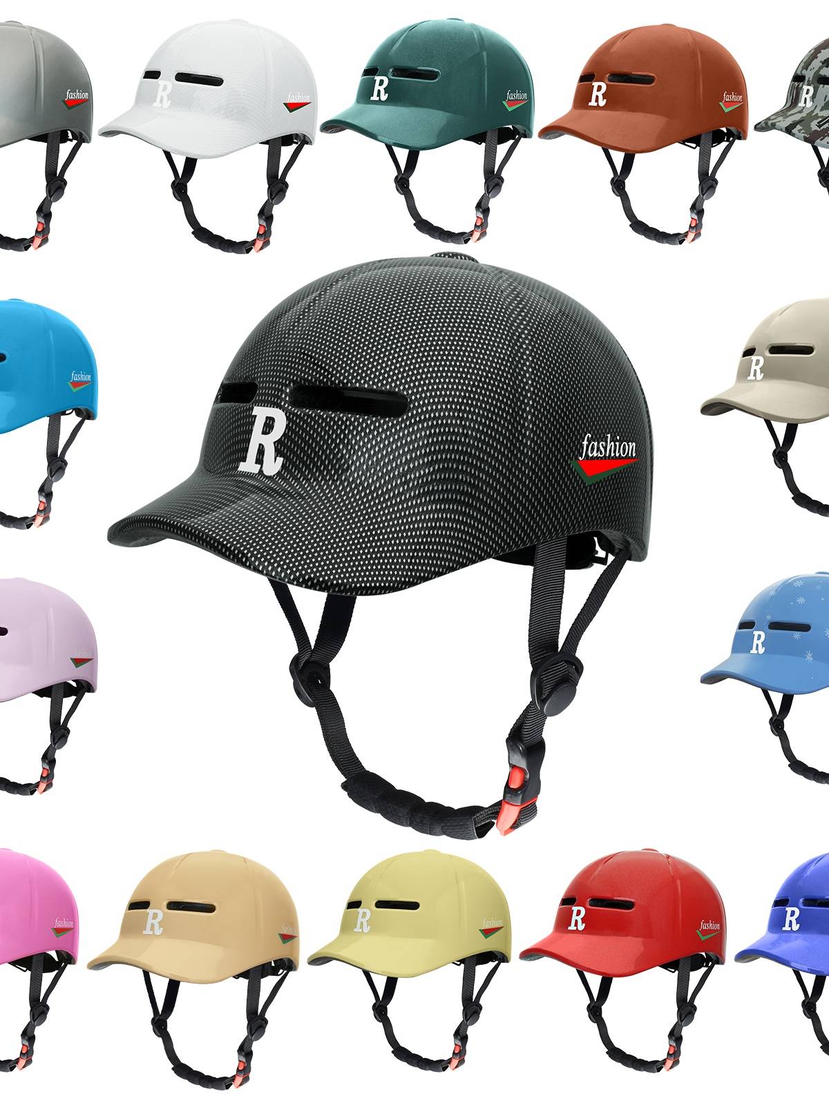 GUDOOK Bicycle Cycling Skateboard Slide Tongue Integrity Helmet Men's Cities Leisure Sports Protection Safety