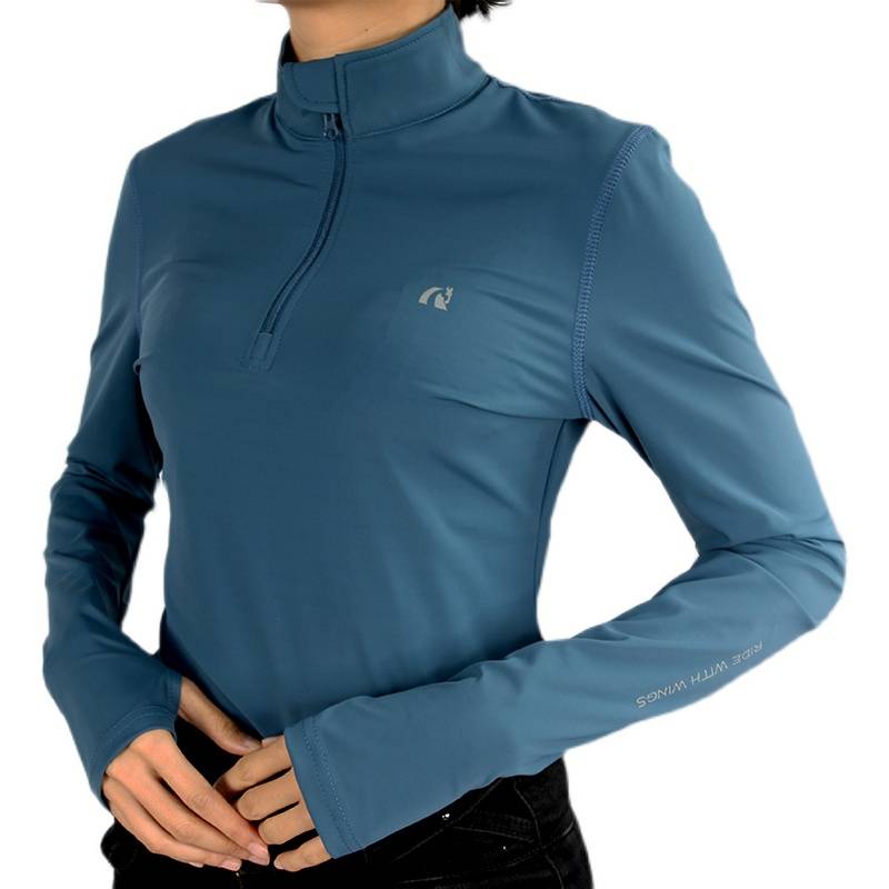 TF horsepower equestrian long -sleeved T -shirt equestrian clothing riding ladies jacket breathable speed dry knight training competition