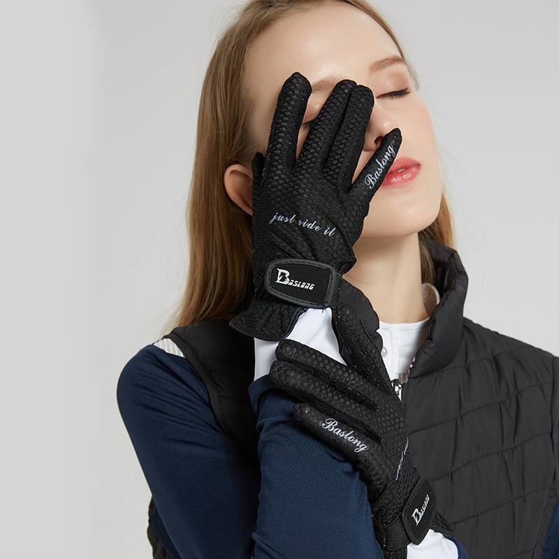 Spring and Autumn Equestrian glove riding gloves Knight Equipment equipment wear -resistant, anti -slip and breathable men and girls