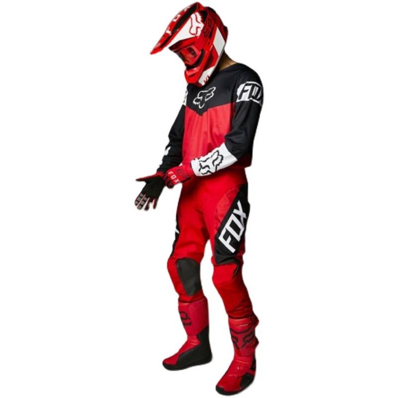 180 set of locomotives men's racing off -road motorcycle full set of long T -shirt trousers riding knight equipment