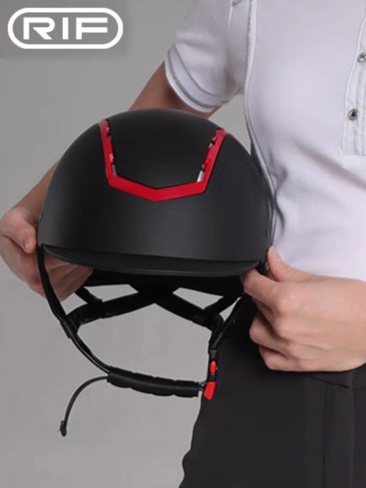 RIF Ruifeng Equestrian helmet Cavaliers Horse Horse Horse Equipped with men and women, young people, adjustable horse riding helmets