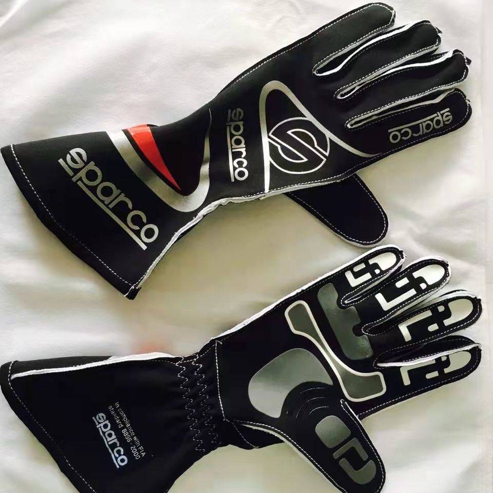 Sparco Racing Gloves Kart Gloves Flower Motorcycles Drifting Car Racing Gloves Fire Flanted Anti -Slip