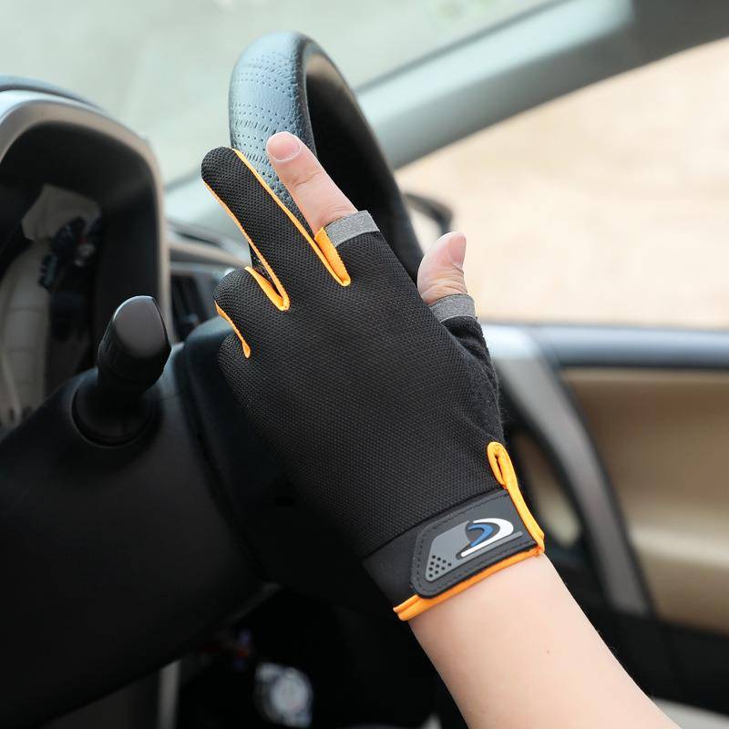 Spring, autumn and summer sunscreen equestrian glove men and women driving riding riding on horseback riding thin air -breathable anti -slip and wear -resistant equipment