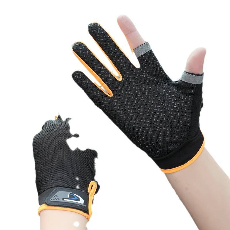 Spring, autumn and summer sunscreen equestrian glove men and women driving riding riding on horseback riding thin air -breathable anti -slip and wear -resistant equipment