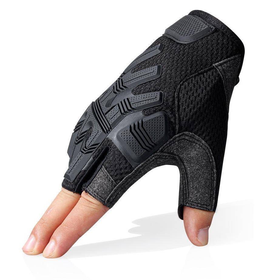 Tactical gloves semi -finger non -slip CS multi -function fighting riding glove outdoor sports mountaineering motorcycle gloves