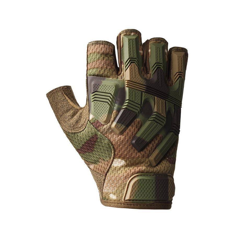 Tactical gloves semi -finger non -slip CS multi -function fighting riding glove outdoor sports mountaineering motorcycle gloves