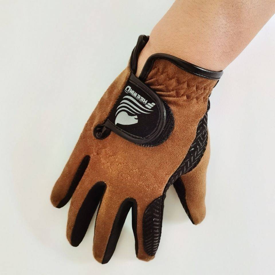 Earnings equipment for adults, male and female, with gloves for air-negative spare parts on a spring and autumn velvet