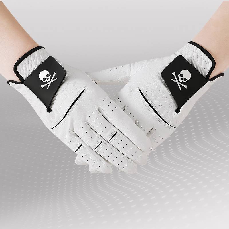 Dexgolf imported golf glove ladies two gloves anti -sliding sunscreen and breathable fiber velvet cloth can be washed gloves