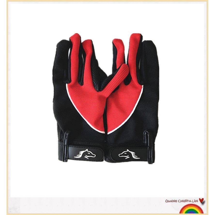 Colored Children's Equestrian Gloves Riding Gloves Anti -Slip -resistant Gloves Children's Equestnically Equestnically Equelia Equipment