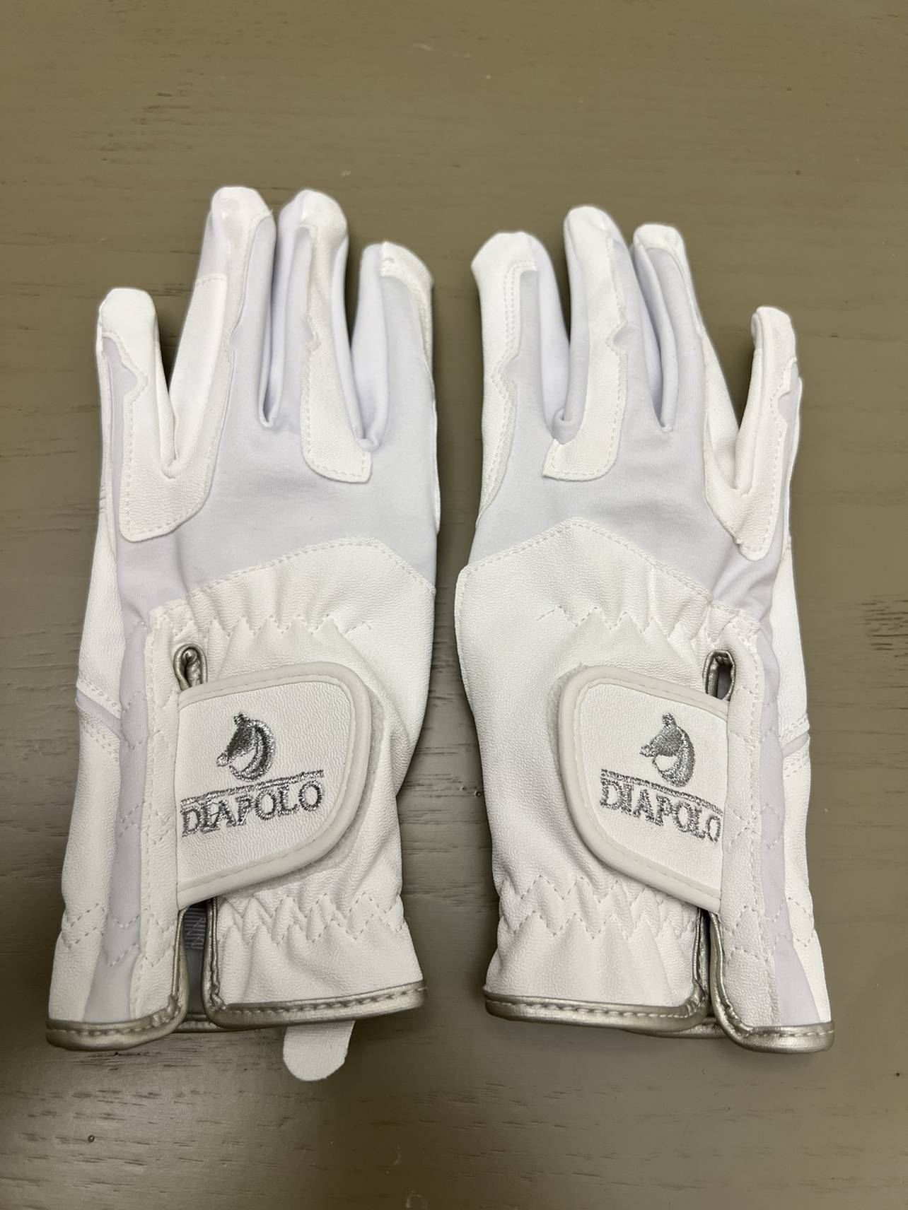 Importing horse gloves for four seasons of adult child horse gloves for the same male and female white competition