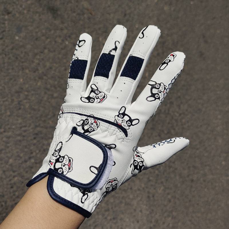 Children's golf gloves, non -slip, wear -resistant, play boys and girls, Korean left and right hands riding equestrian Golf