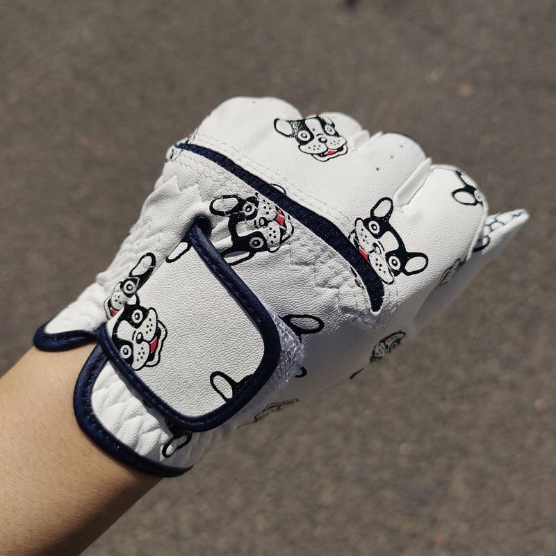 Children's golf gloves, non -slip, wear -resistant, play boys and girls, Korean left and right hands riding equestrian Golf